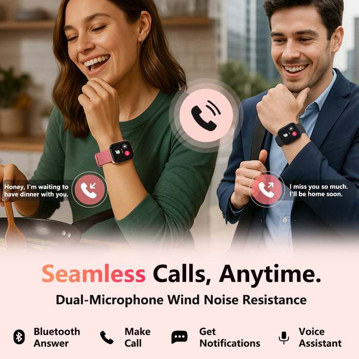 MorePro Smart Watches for Women iPhone Android(Answer/Make Call), 2025 Fitness Trackers with Heart Rate/Blood Pressure/Blood Oxy-gen/Sleep Monitor, 1.85" HD Health Smartwatch with 120+ Sport Modes