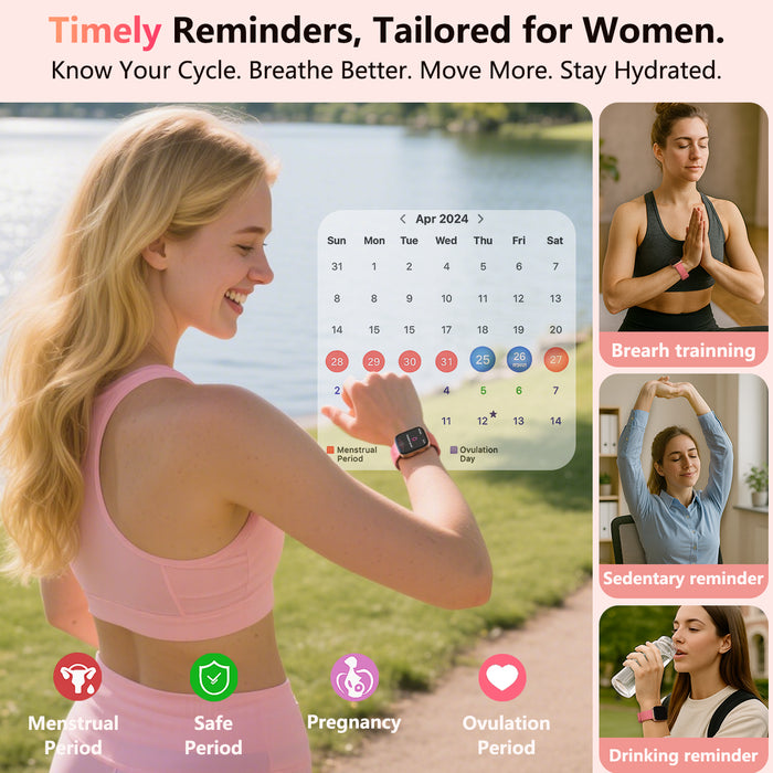 MorePro Smart Watches for Women iPhone Android(Answer/Make Call), 2025 Health Smartwatch with Heart Rate/Blood Pressure/Blood Oxy-gen/Sleep Monitor, 1.85" HD Fitness Trackers with 120+ Sport Modes