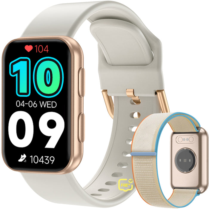 MorePro AIR2 Fitness Tracker Smart Watch with 24/7 Heart Rate and