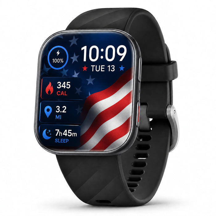 MorePro Health Fitness Tracker (Make/Answer Call), 24/7 Heart Monitor with Blood Pressure, Blood Oxygen, Sleep Tracking, 120+ Sports Modes Smart Watch with 7-Day Battery, Compatible with iOS Android