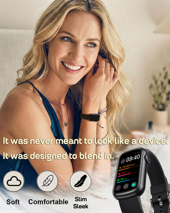 MorePro Health Fitness Tracker, 24/7 Heart Rate Monitor with Blood Pressure, Blood Oxygen, Sleep Tracking, IP68 Waterproof Activity Trackers with Step Counter, Compatible with iOS Android