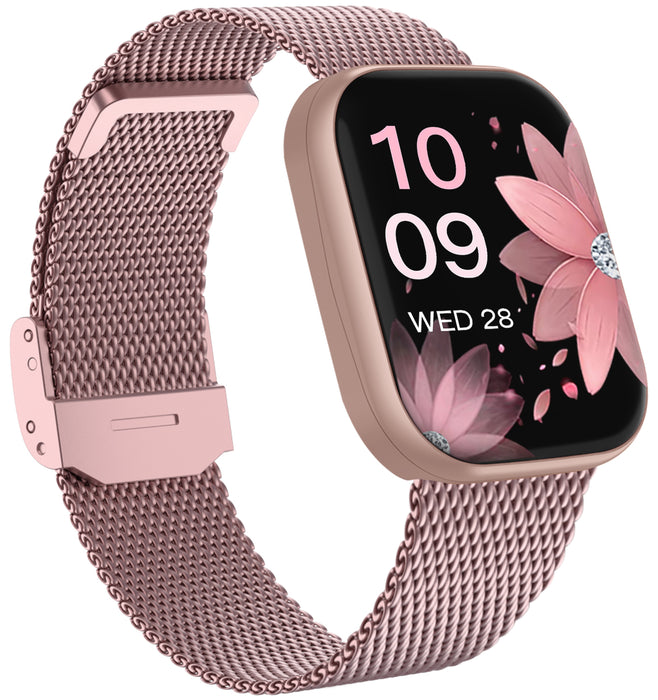 MorePro Smart Watches for Women iPhone Android(Answer/Make Call), 2025 Health Smartwatch with Heart Rate/Blood Pressure/Blood Oxy-gen/Sleep Monitor, 1.85" HD Fitness Trackers with 120+ Sport Modes